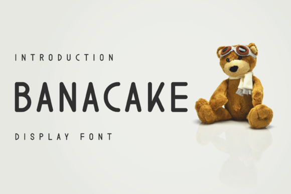 Banacake: A Bold Font for Modern Creativity