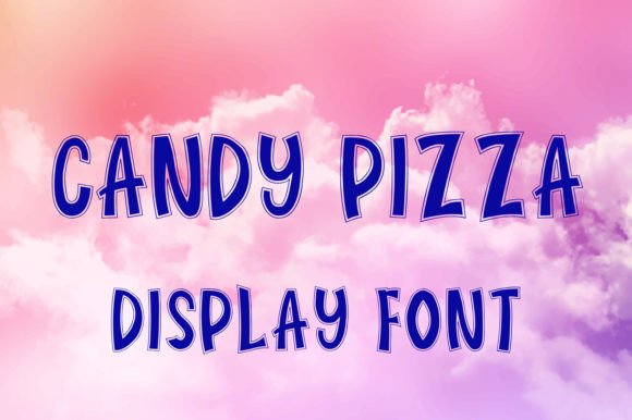 Candy Pizza: A Fun and Quirky Display Font for Creative Projects