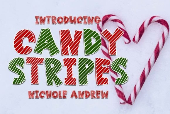 Candy Stripes: A Playful Display Font for Creative Projects