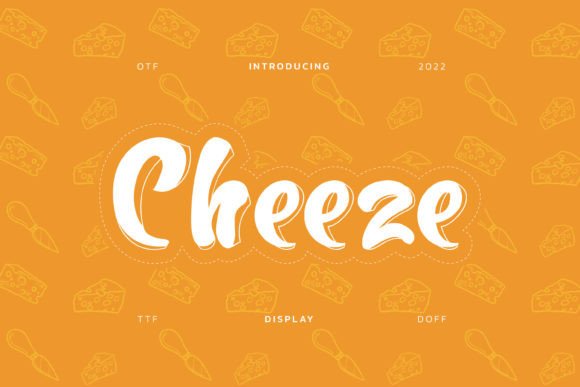 Cheeze: A Bubbly and Delicious Script Display Font for Standout Design