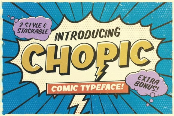 Chopic: A Playful Font That Adds Bold Flair