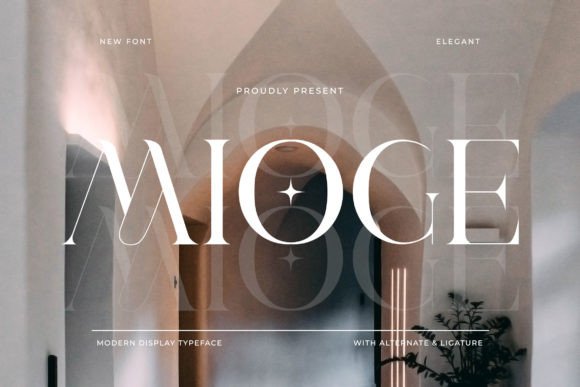 Discover Mioge: A Modern Font for Elegant Design