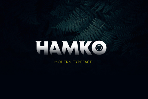 Hamko: A Modern Display Font for Every Creator