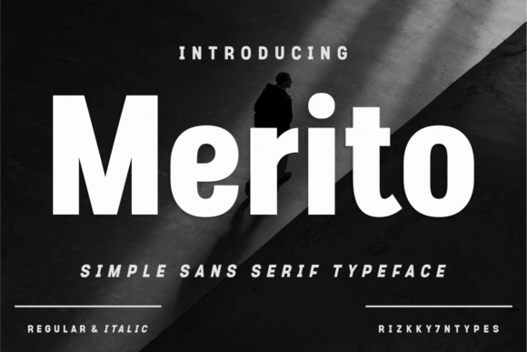 Merito: A Stylish Font for Modern Design