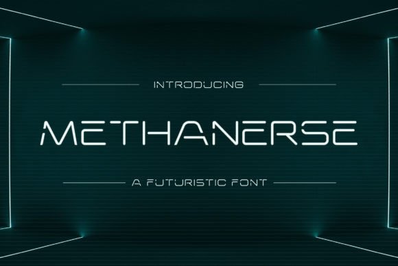 Methanerse: A Futuristic Display Font for Sci-Fi and Space Adventures