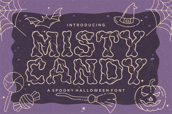Misty Candy: A Spooky Font for Creative Halloween Projects