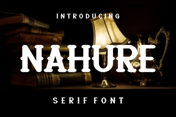 Nahure: A Bold Display Font for Creative Expression