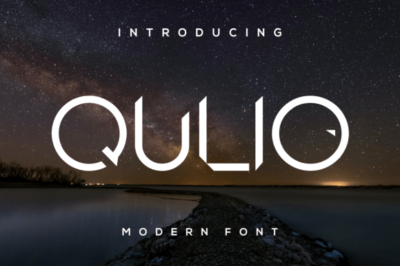 Qulio: A Bold Display Font for the Future of Visual Communication