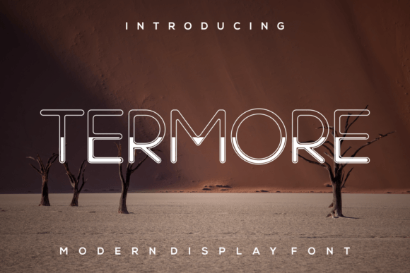 Termore: A Cool and Unique Display Font for Elevating Your Designs