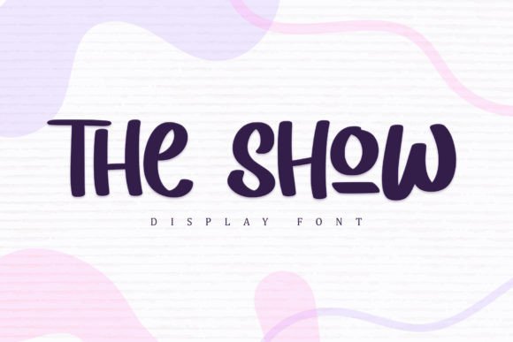 The Show Display Font: A Whimsical Addition to Creative Projects