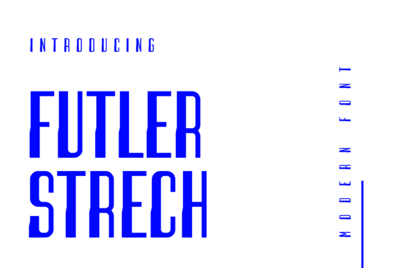 Unlocking Creativity with Futler Strech: A Modern Display Font for Diverse Applications