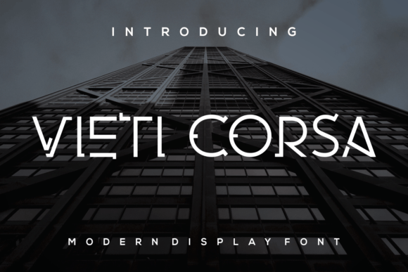 Vietti Corsa: A Bold Font for Creative Expression