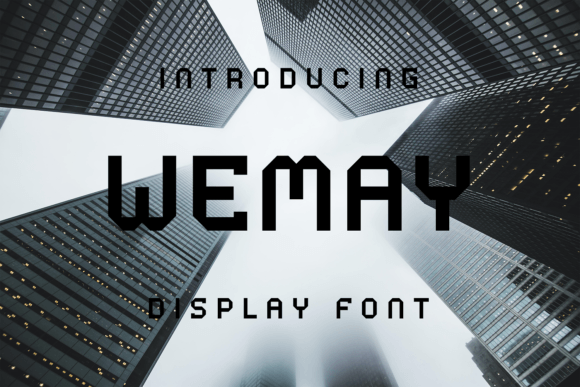 Wemay: A Bold Display Font for Creative Impact